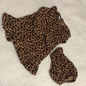 Baby gap newborn Leopard print dress